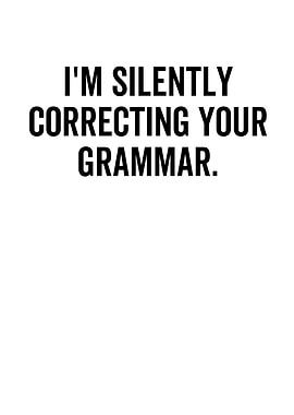 Im Silently Correcting
