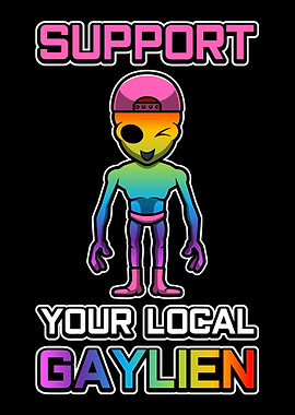 Gay Pride Alien