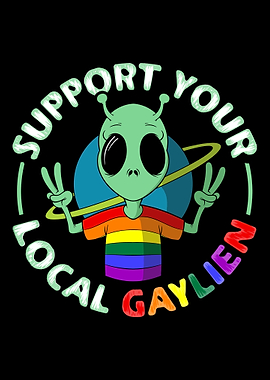 Gay Pride Alien