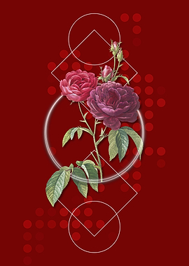 Vintage Purple Roses