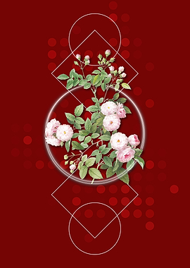 Vintage Pink Baby Roses