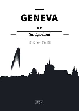 Geneva Switzerland skyline
