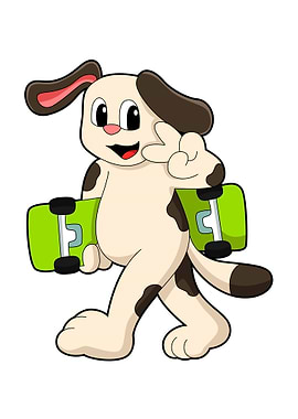 Dog Skater Skateboard