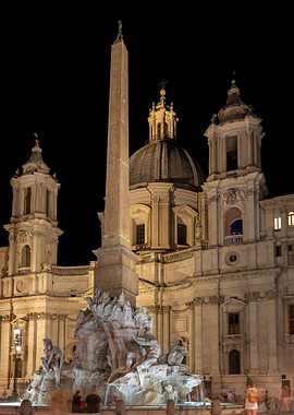Fiumi Fountain and Church
