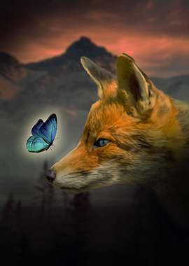 Fox and Butterfly