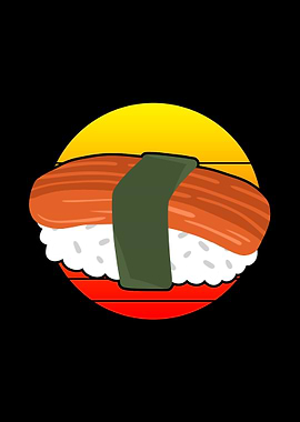 Sushi Kawaii Retro