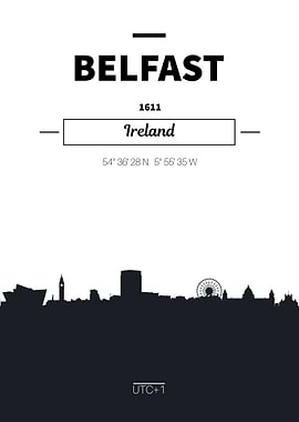 Belfast Ireland skyline