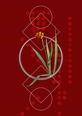 Vintage Tiger Flower