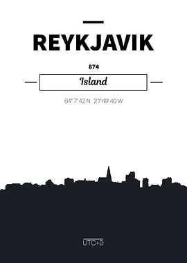 Reykjavik iceland skyline