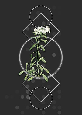 Vintage Small White Flower