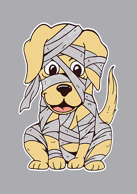 CUTE DOG MUMMY DOG