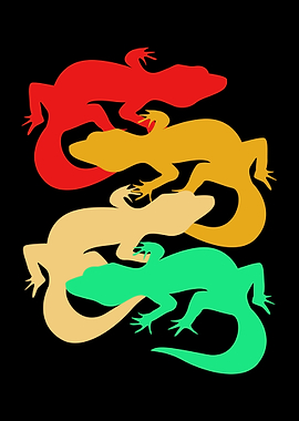 Leopard Gecko Colorful