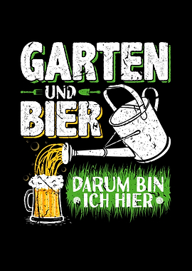 Garten Bier Gartenarbeit