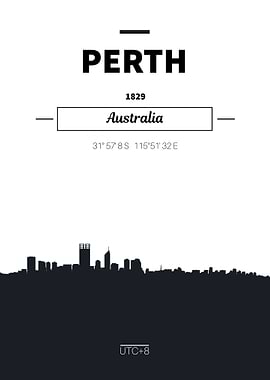 Perth Australia skyline