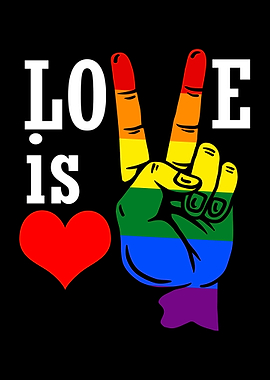 LGBT Love Is Love Rainbow