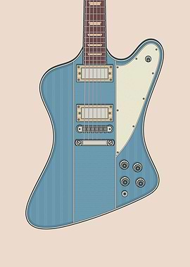 Pelham Blue Stylish Guitar