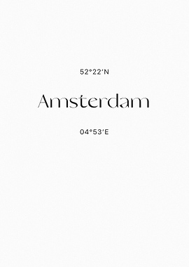 Amsterdam Coordinates