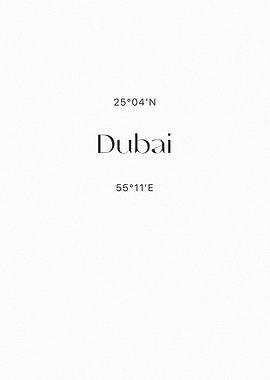 Dubai Coordinates