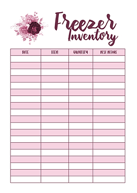 Freezer Inventory