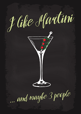 I like Martini and 3people
