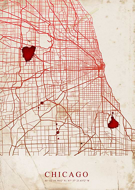 Chicago Old Map