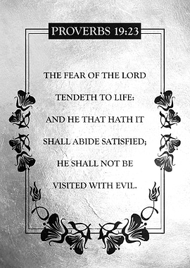 Proverbs 19 23