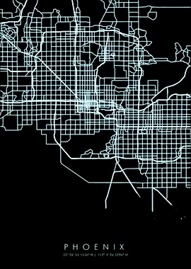 Phoenix Neon Map