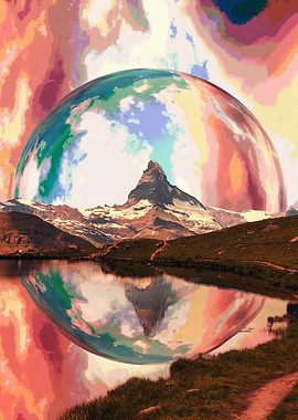 Surreal Mountain Oasis