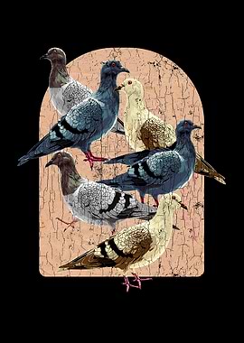 Vintage Pigeon Lover Prese