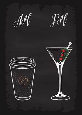 AM Coffee PM Martini