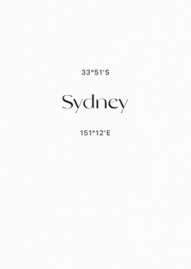 Sydney Coordinates