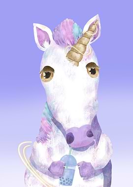 Unicorn Boba Tea