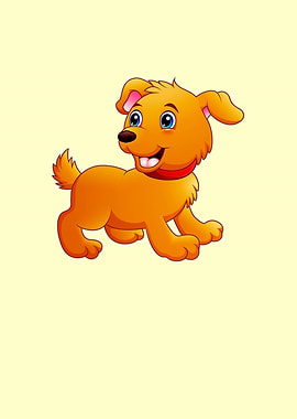 Cute Dog Cartoon Pet Funny