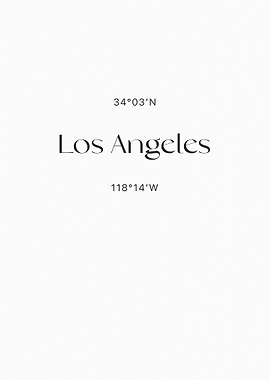 Los Angeles Coordinates