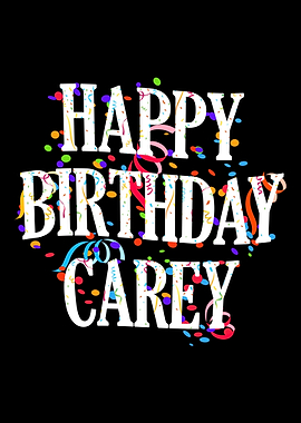 Happy Birthday Carey