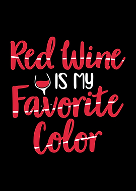 Red wine favorite color