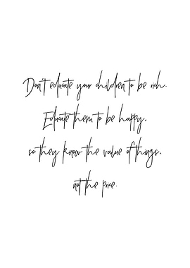 Happiness Quotes Wall Art