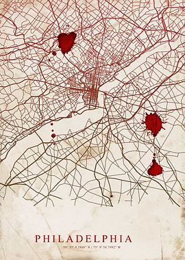 Philadelphia Old Map