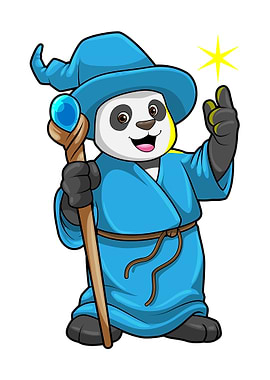 Panda Wizard Magic wand
