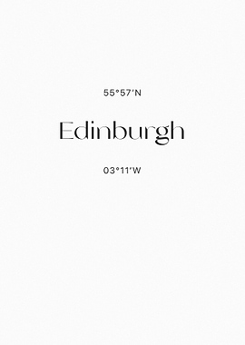 Edinburgh Coordinates