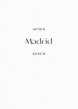 Madrid Coordinates