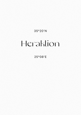Heraklion Coordinates