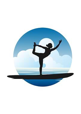 yoga illustration vector
