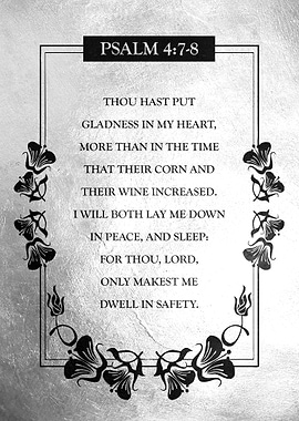 Psalm 4 7 8