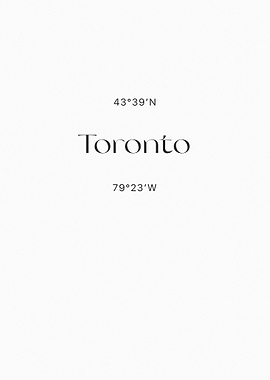 Toronto Coordinates