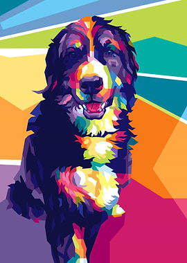 Dog Pet Popart
