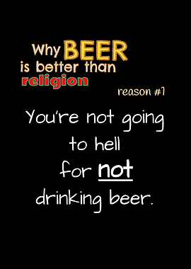 Beer vs Religion Hell