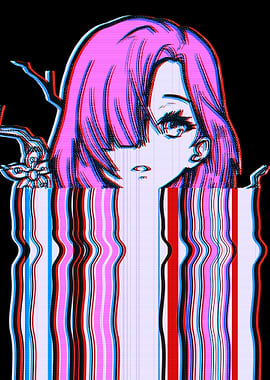 Anime Girl Vaporwave