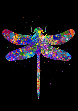 Dragonfly watercolor