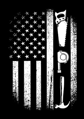 Carpenter American Flag